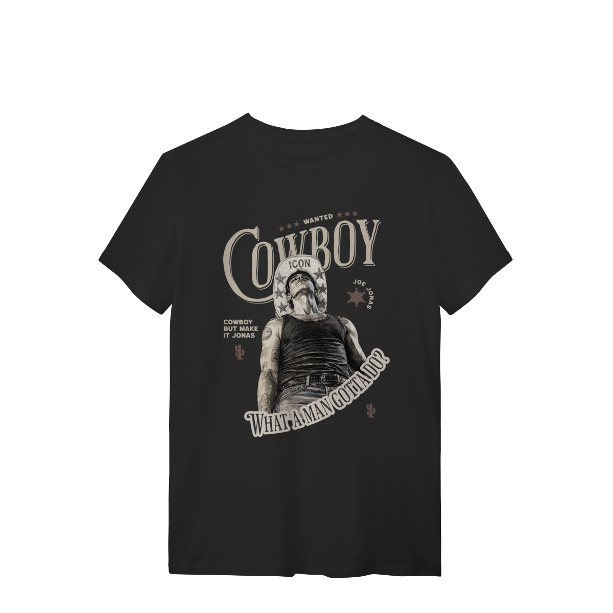 Nome do produto: CAMISA - COWBOY JOE | JONAS BROTHERS