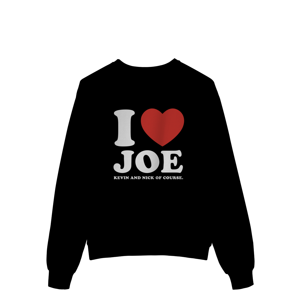 Nome do produto: MOLETOM - I LOVE JOE | JONAS BROTHERS