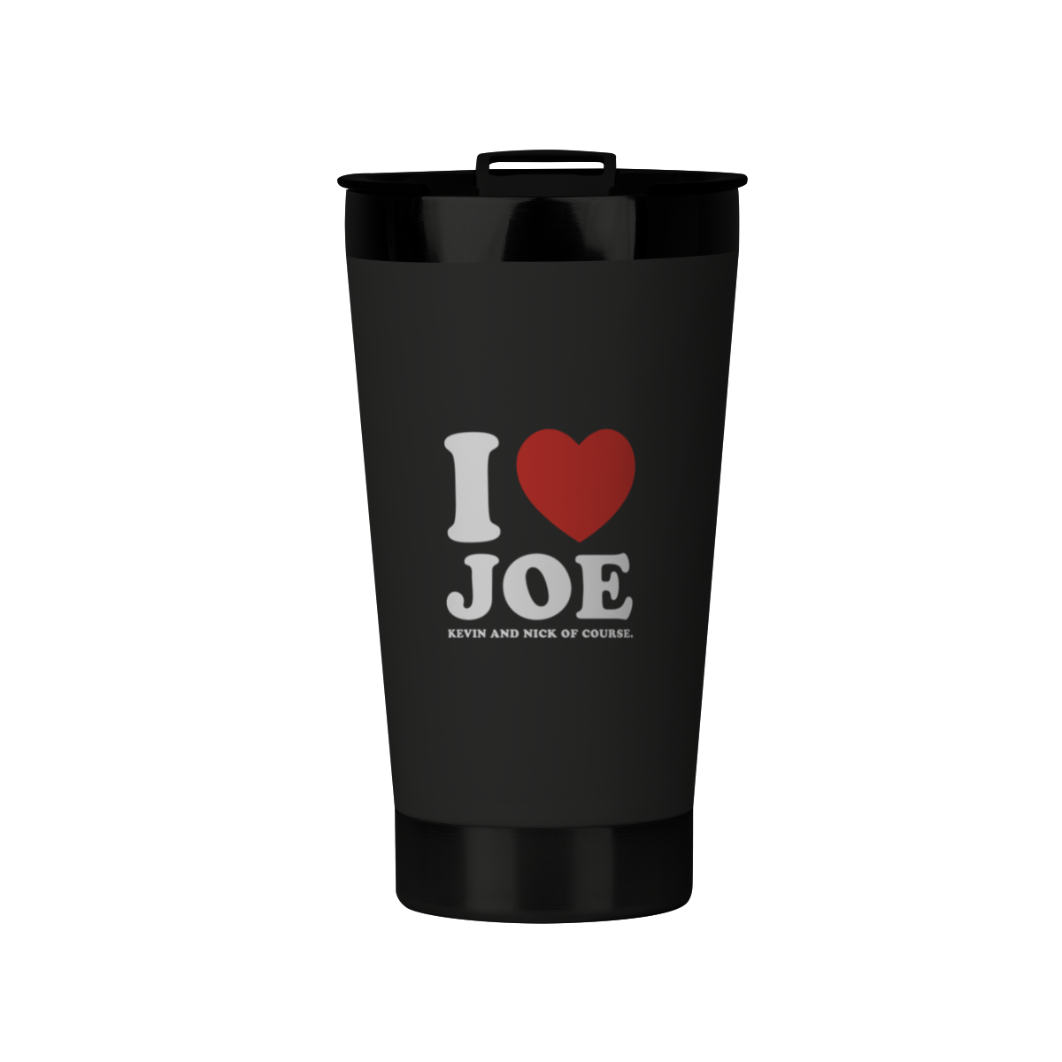 Nome do produto: COPO TÉRMICO - I LOVE JOE | JONAS BROTHERS