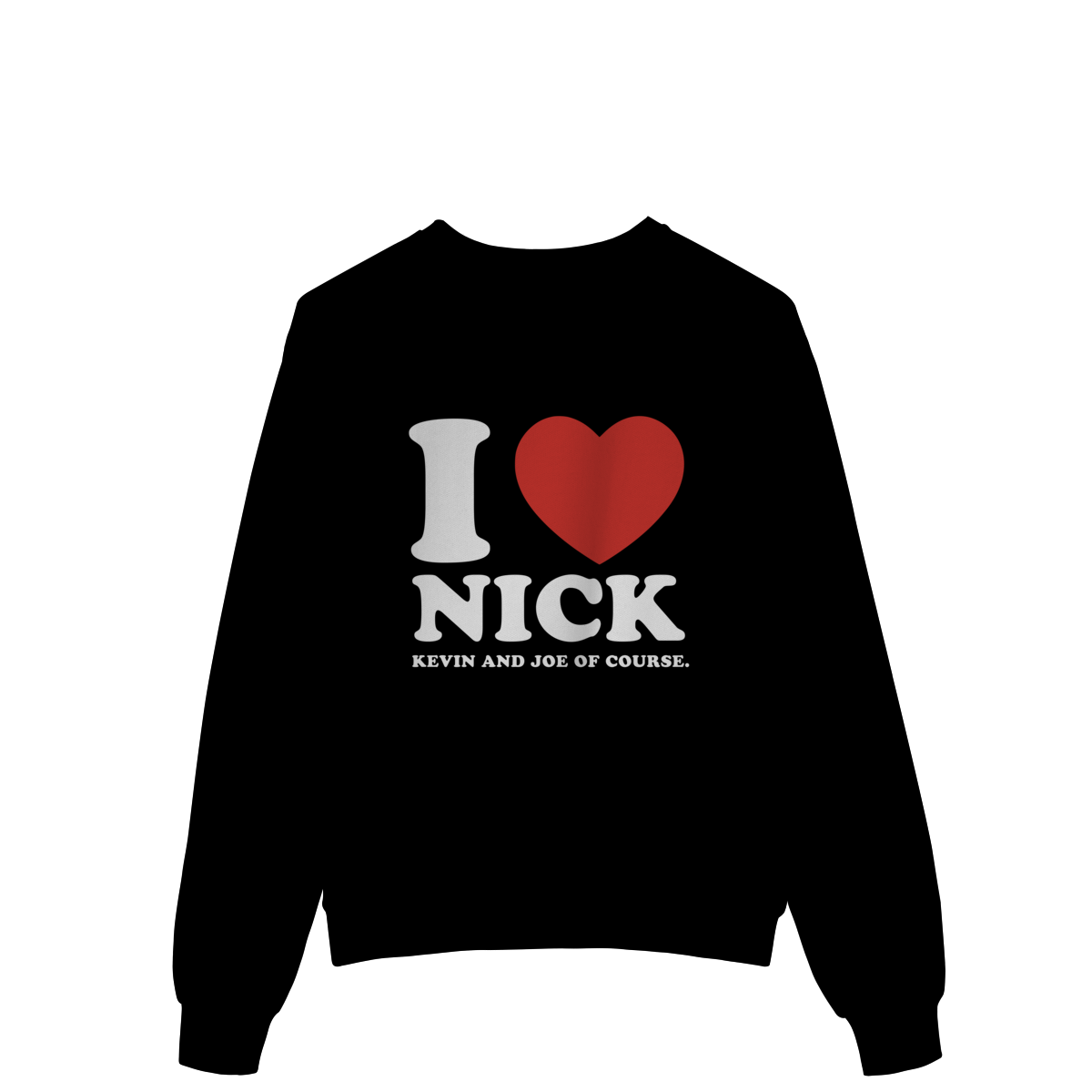 Nome do produto: MOLETOM - I LOVE NICK | JONAS BROTHERS
