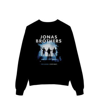 Nome do produto MOLETOM - FIVE ALBUMS | JONAS BROTHERS