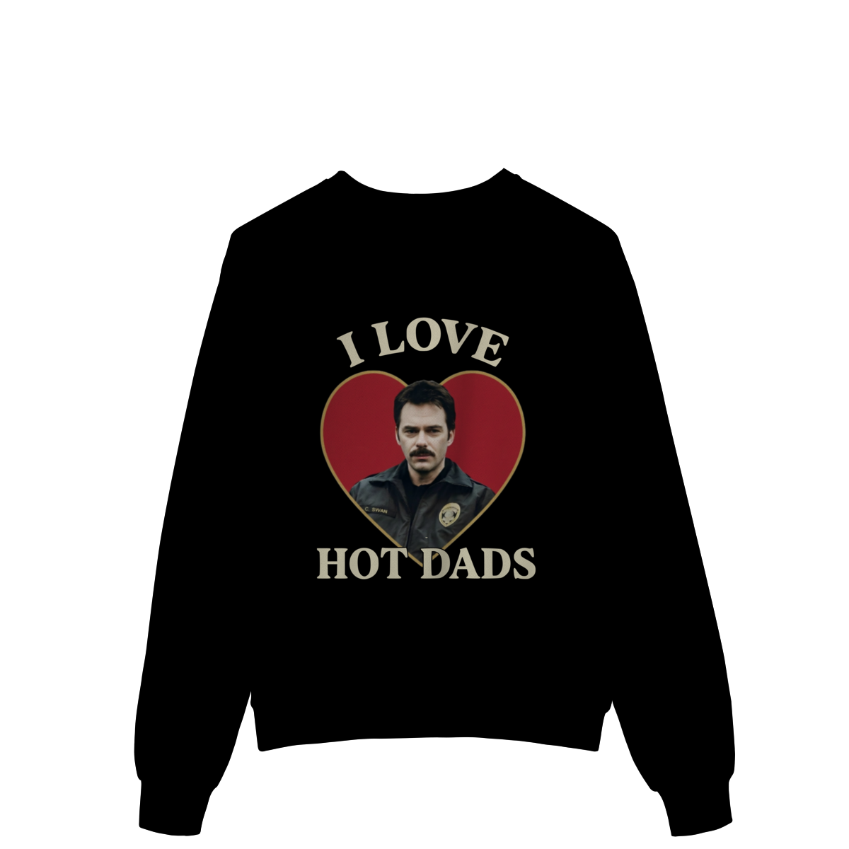Nome do produto: Moletom | I love hot dads Charlie Swan - Crepúsculo