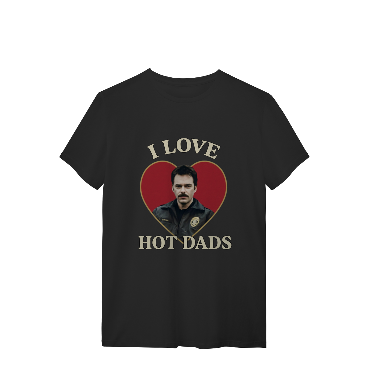 Nome do produto: Camisa | I love hot dads Charlie Swan - Crepúsculo