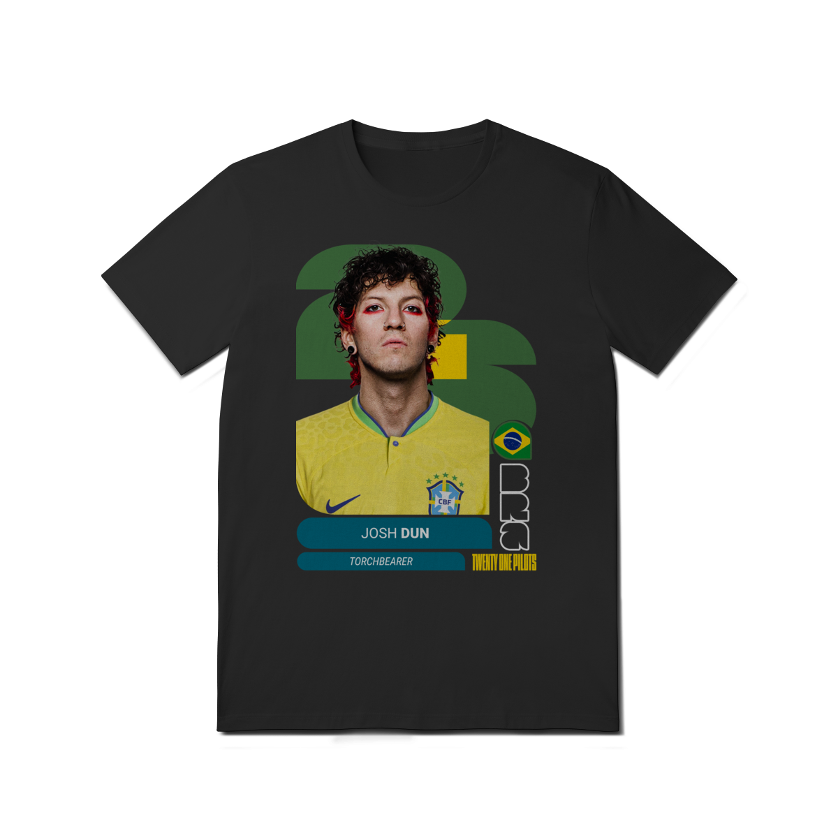 Nome do produto: Camisa - Copa do Mundo Josh Dun | Twenty One Pilots