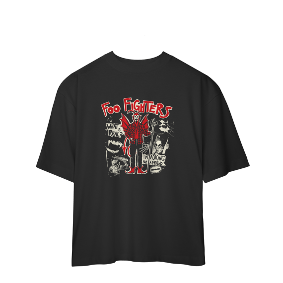 Camisa Oversized | I'm Asking For A Friend Devil - Foo Fighters