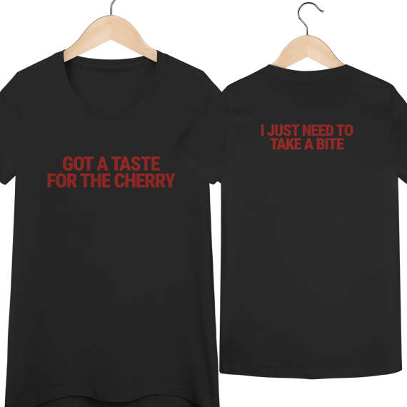 Camisa BabyLook | Taste for the Cherry - Demi Lovato