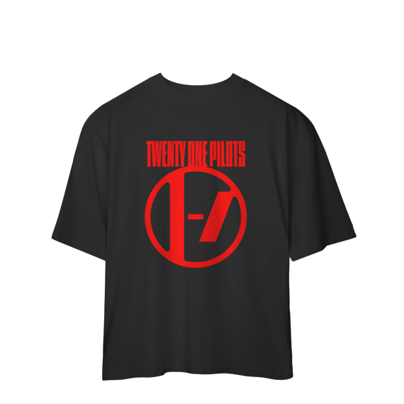 Camisa Oversized | Logo - Twenty One Pilots