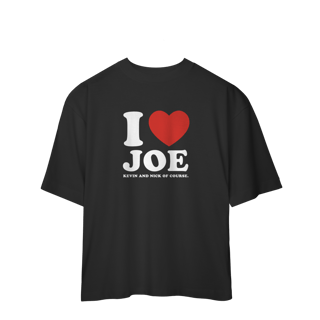 Nome do produto CAMISA OVERSIZED - I LOVE JOE | JONAS BROTHERS