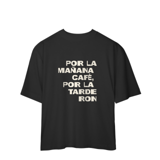 Nome do produto CAMISA OVERSIZED - CAFÉ & RON | BAD BUNNY