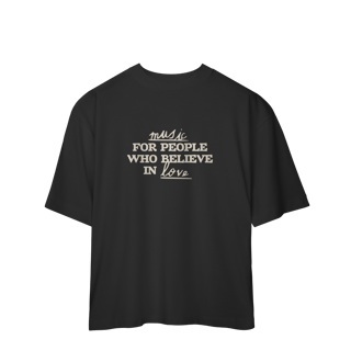 Nome do produto CAMISA OVERSIZED - BELIEVE | JONAS BROTHERS