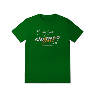 Nome do produto CAMISA - GREETINGS FROM BRASIL | JONAS BROTHERS
