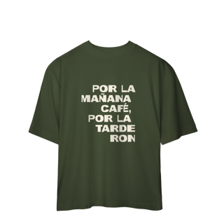 CAMISA OVERSIZED - CAFÉ & RON | BAD BUNNY