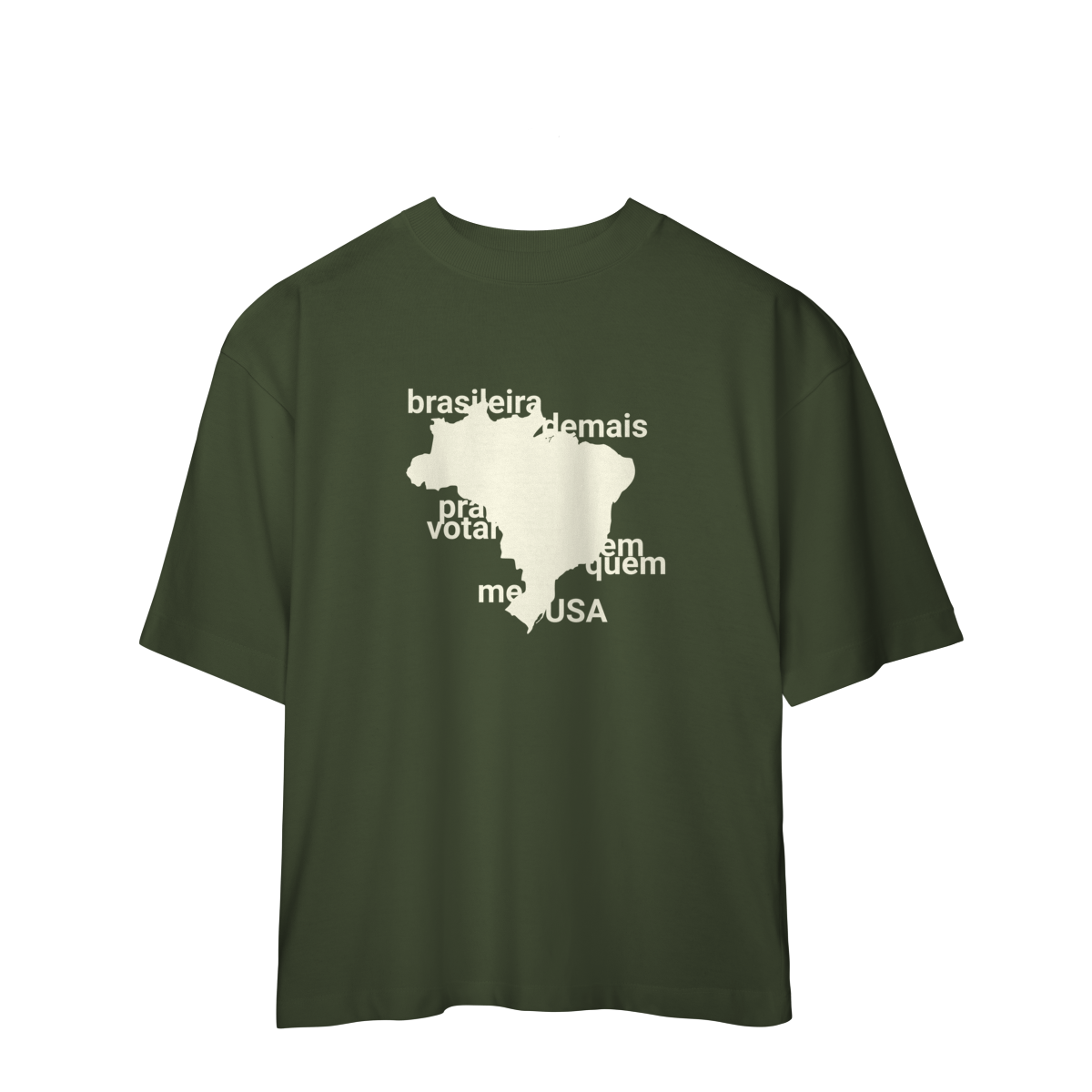 Nome do produto: Camisa Oversized - Brasileira Demais 