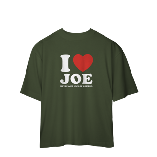 Nome do produto CAMISA OVERSIZED - I LOVE JOE | JONAS BROTHERS