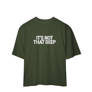 Nome do produto Camisa Oversized | It's Not That Deep - Demi Lovato