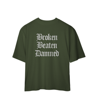 Nome do produto CAMISA OVERSIZED - BROKEN BEATEN DAMNED| MY CHEMICAL ROMANCE