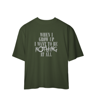 Nome do produto CAMISA OVERSIZED - NOTHING AT ALL | MY CHEMICAL ROMANCE