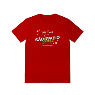 Nome do produto CAMISA - GREETINGS FROM BRASIL | JONAS BROTHERS
