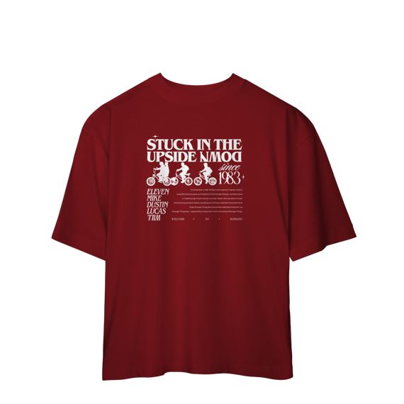 CAMISA OVERSIZED - STUCK IN THE UPSIDE DOWN | STRANGER THINGS