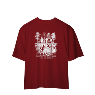 Nome do produto CAMISA OVERSIZED - MUNDO INVERTIDO | STRANGER THINGS