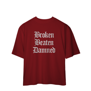 Nome do produto CAMISA OVERSIZED - BROKEN BEATEN DAMNED| MY CHEMICAL ROMANCE