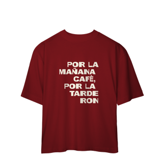 Nome do produto CAMISA OVERSIZED - CAFÉ & RON | BAD BUNNY