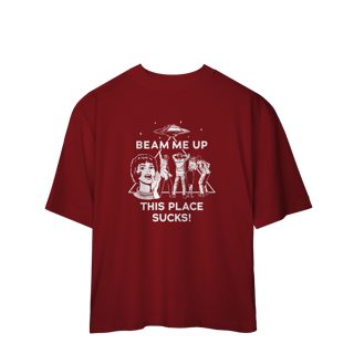 Nome do produto CAMISA OVERSIZED - THIS PLACE SUCKS | STRANGER THINGS