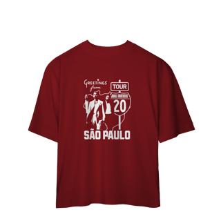 Nome do produto CAMISA OVERSIZED - GREETINGS FROM SÃO PAULO | JONAS BROTHERS