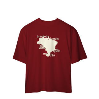 Nome do produto Camisa Oversized - Brasileira Demais 