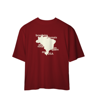 Nome do produto Camisa Oversized - Brasileiro Demais 