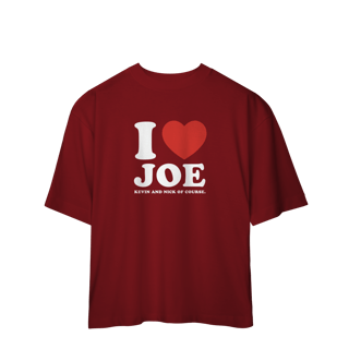 Nome do produto CAMISA OVERSIZED - I LOVE JOE | JONAS BROTHERS