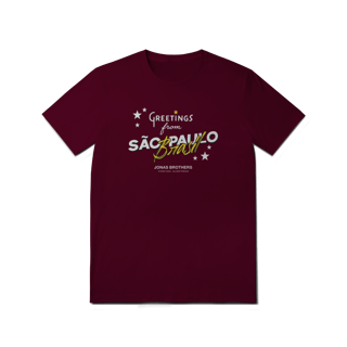 Nome do produto CAMISA - GREETINGS FROM BRASIL | JONAS BROTHERS