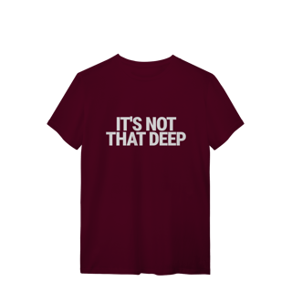 Nome do produto Camisa | It's Not That Deep - Demi Lovato