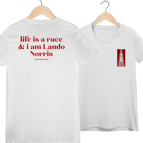Life is a race and I am Lando Norris