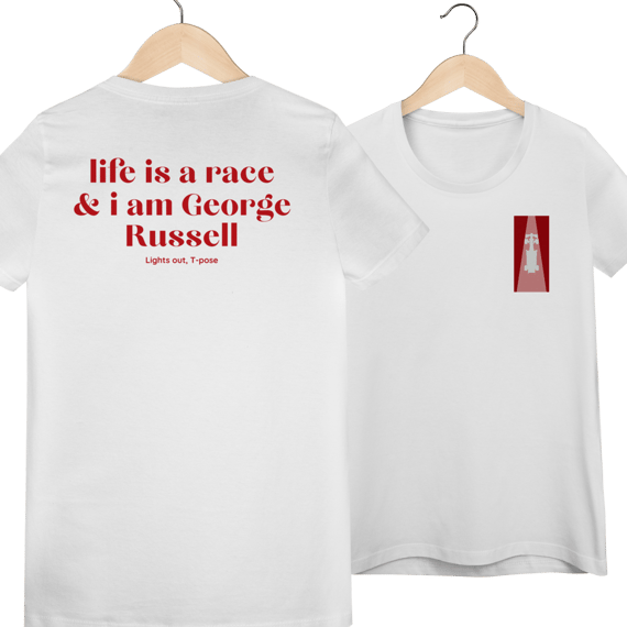 Life is a race and I am George Russell