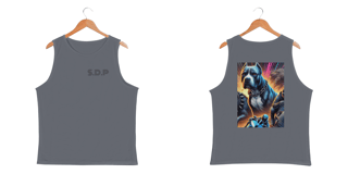 Nome do produto Regata Santuário dos Pitbulls Masc Sport Dry Uv
