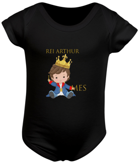 Body Personalizado Rei Arthur