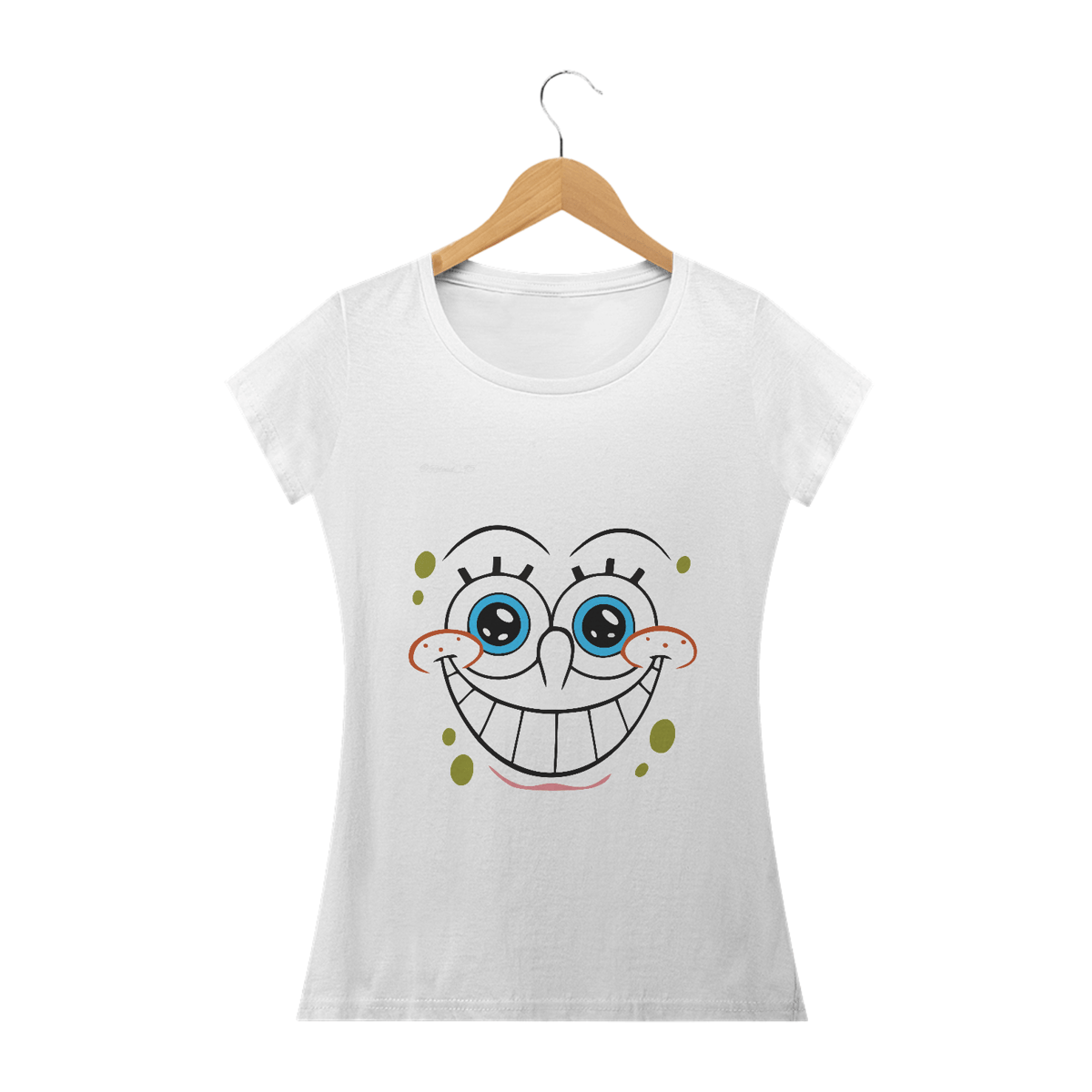 Nome do produto: Camisa Bob Esponja Sorriso