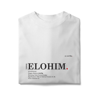 Nome do produto Oversized Tee ELOHIM. – The Creator of All