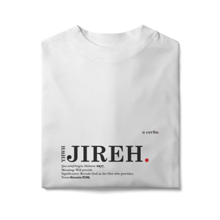 Nome do produto Oversized Tee YHWH JIREH. – The Lord Will Provide