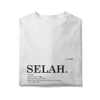 Nome do produto Oversized Tee SELAH. – Pause and Reflect