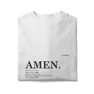 Nome do produto Oversized Tee AMEN. – Truly, So Be It