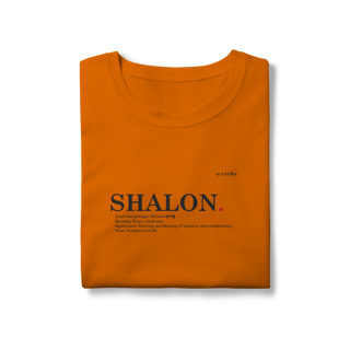 Nome do produto Camiseta feminina Baby Long Classic SHALOM – Paz e Totalidade