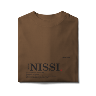 Nome do produto Oversized Tee YHWH NISSI. – The Lord Is My Banner