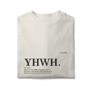 Nome do produto Oversized Tee YHWH. – The Eternal Name