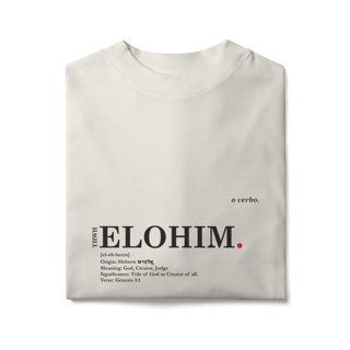 Nome do produto Oversized Tee ELOHIM. – The Creator of All