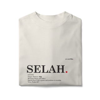 Nome do produto Oversized Tee SELAH. – Pause and Reflect