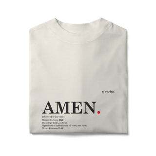 Nome do produto Oversized Tee AMEN. – Truly, So Be It