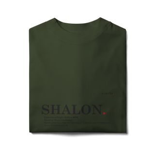 Nome do produto Oversized Tee SHALOM. – Peace and Wholeness