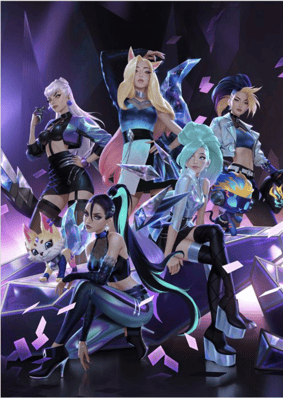 Poster KDA All Out
